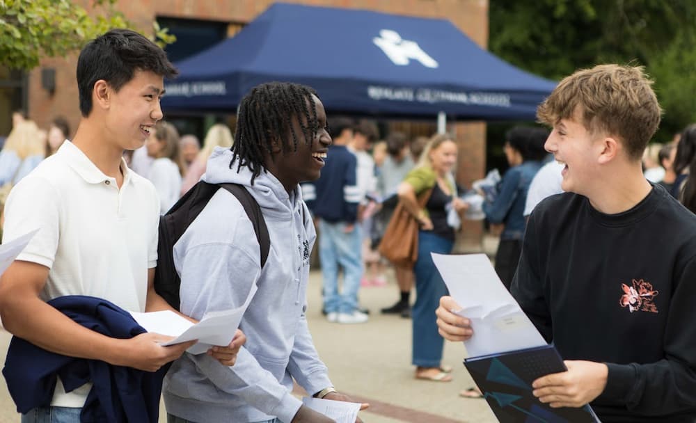 Record-Breaking GCSE Results For Reigate Grammar School Students